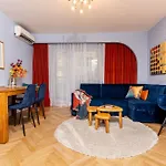 Eclectic Romexpo 2br Near Metro Apartament Bukareszt