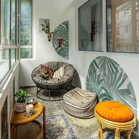 Appartement Eclectic Romexpo 2br Near Metro Boekarest